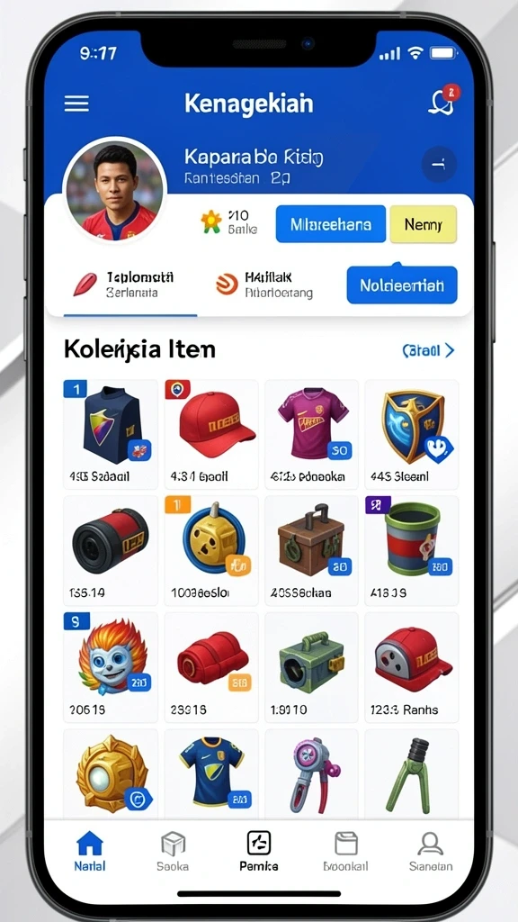 Karakter-karakter unik yang bisa dipilih dan digunakan.