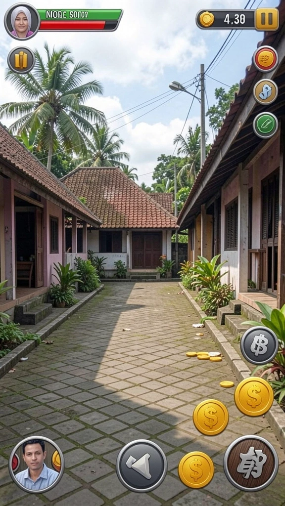 Tantangan menarik di setiap level yang harus diselesaikan.