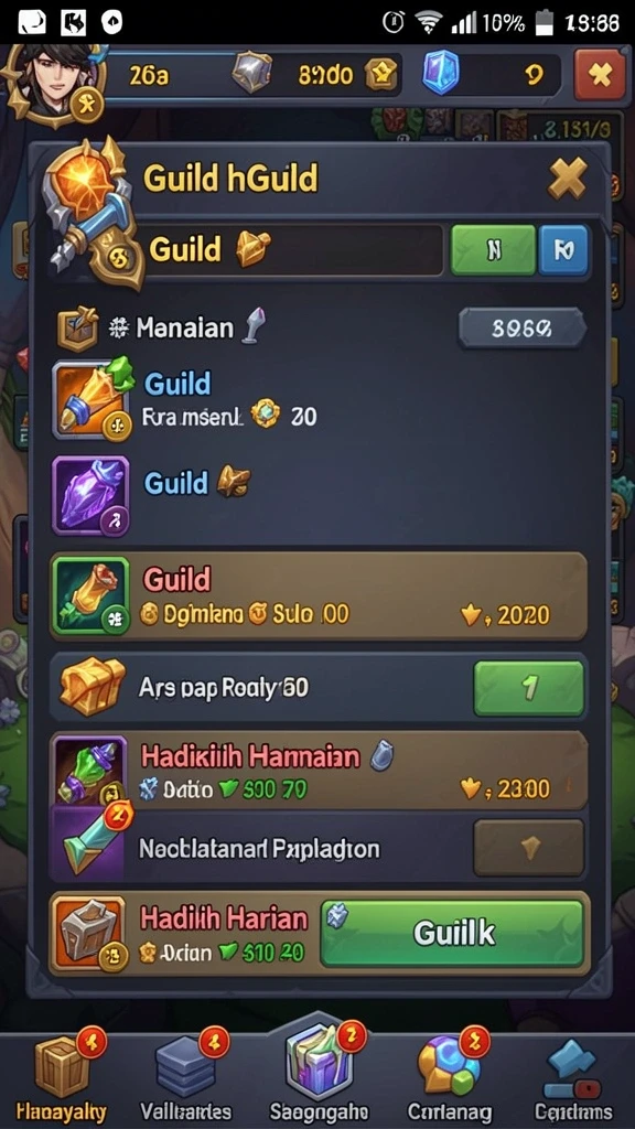 Detail grafis yang menawan dari salah satu level dalam 555ZK.