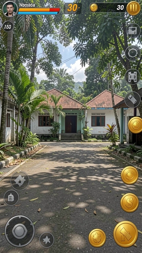 Tangkapan layar menampilkan grafis luar biasa dari lingkungan permainan.