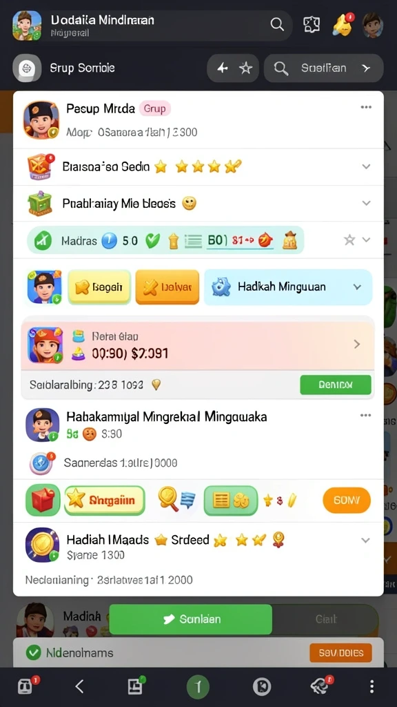 Tampilan antarmuka yang user-friendly dan menarik.