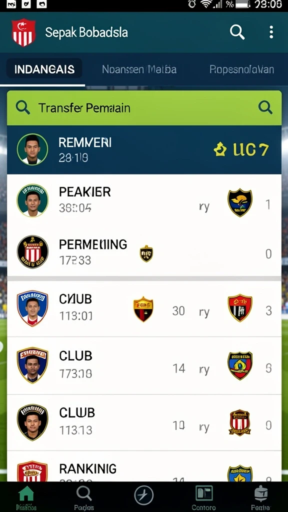 Screenshot antarmuka pengguna AGENHOKI yang menarik.