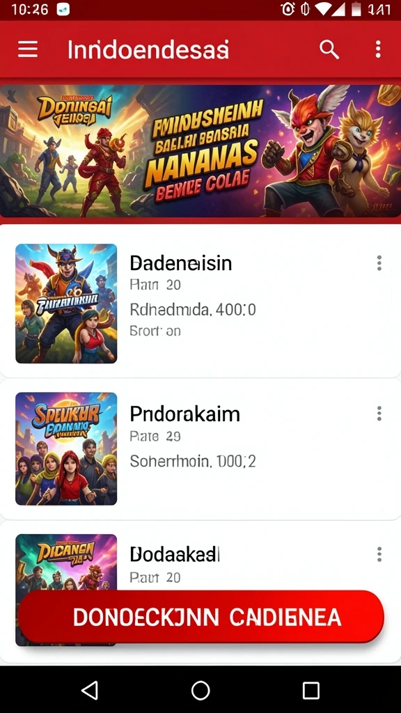 Antarmuka pengguna API77 yang ramah dan menarik.