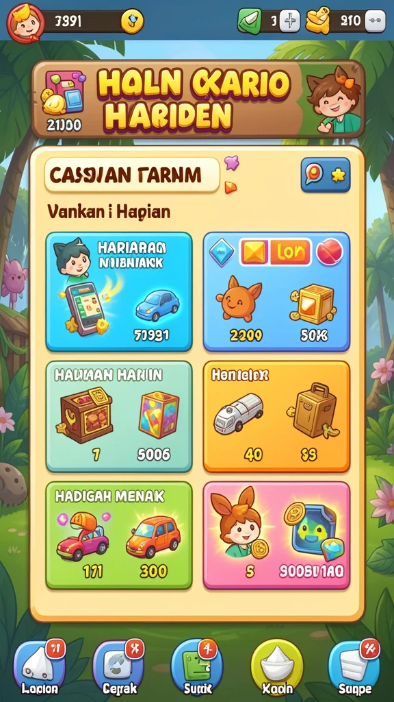 Tampilan awal yang menarik dan mudah dinavigasi.