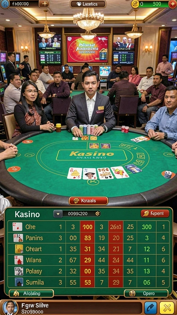 Screenshot menunjukkan gameplay seru dengan tantangan yang menegangkan.
