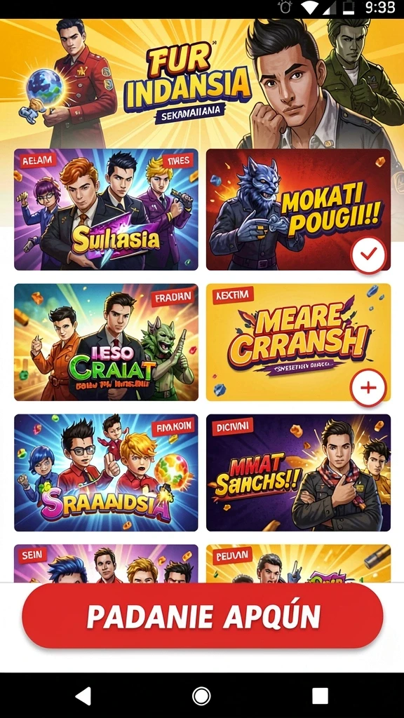 Pengalaman bermain yang seru dan mendebarkan.
