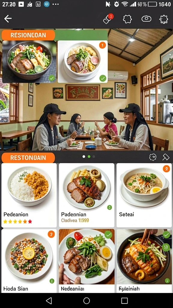 Fitur sosial yang memungkinkan interaksi dengan teman-teman.