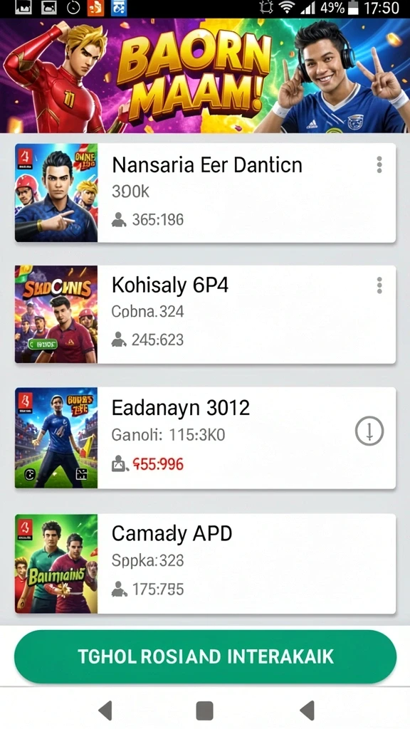 Screenshot menampilkan karakter utama dalam misi petualangan.