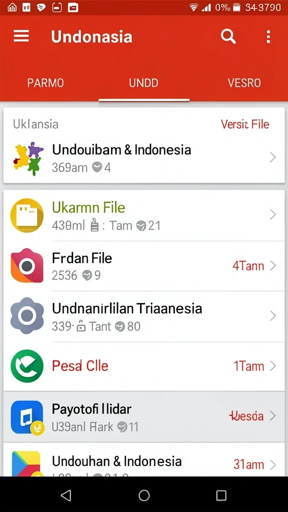Berbagai jenis permainan seru yang tersedia di dalamnya.