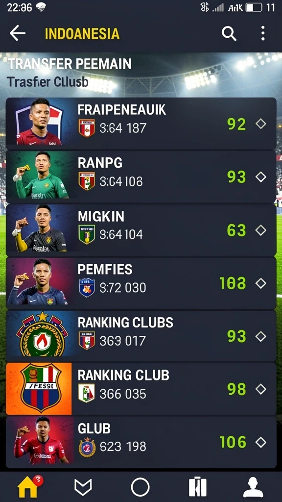 Tangkapan layar menunjukkan leaderboard kompetitif yang menguji keterampilan pemain.