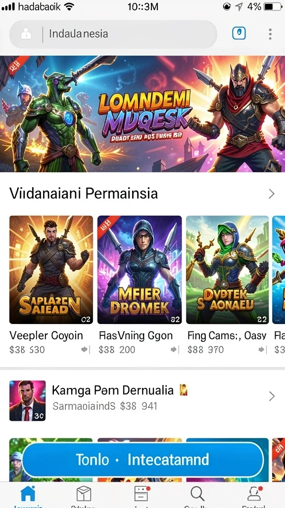 Fitur interaksi sosial di dalam game yang menarik.