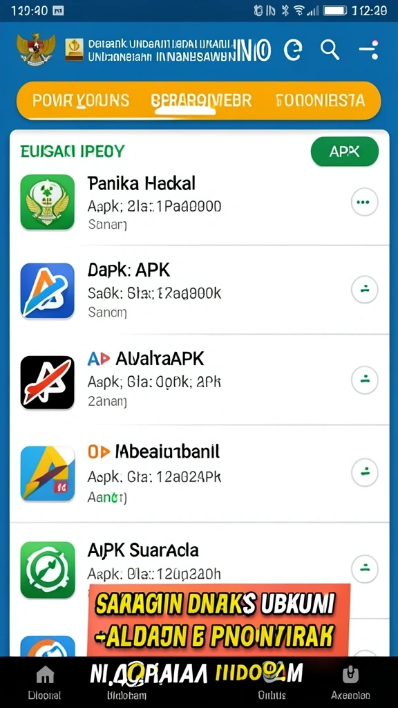 Tampilan awal yang menarik dan intuitif.
