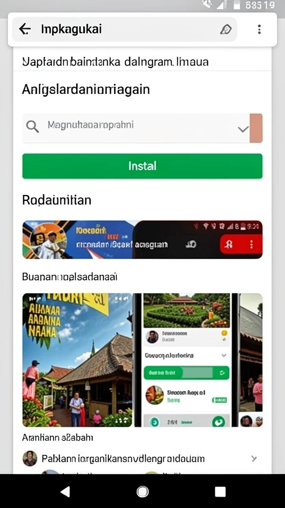 Tampilan awal permainan dengan grafis menawan.
