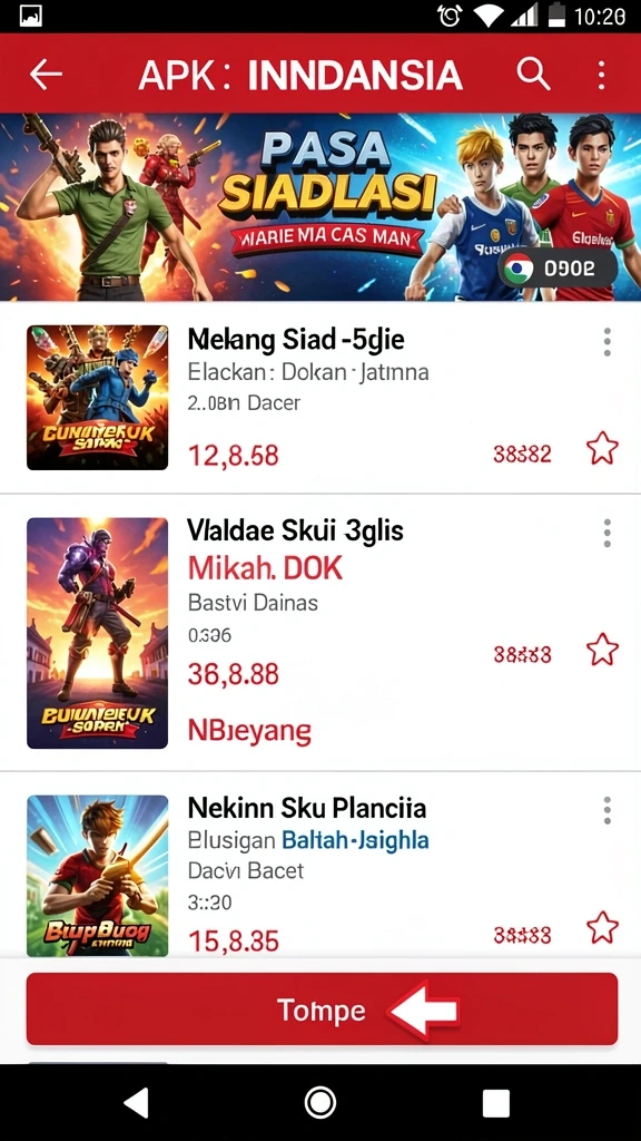 Sistem reward yang menarik untuk pemain.