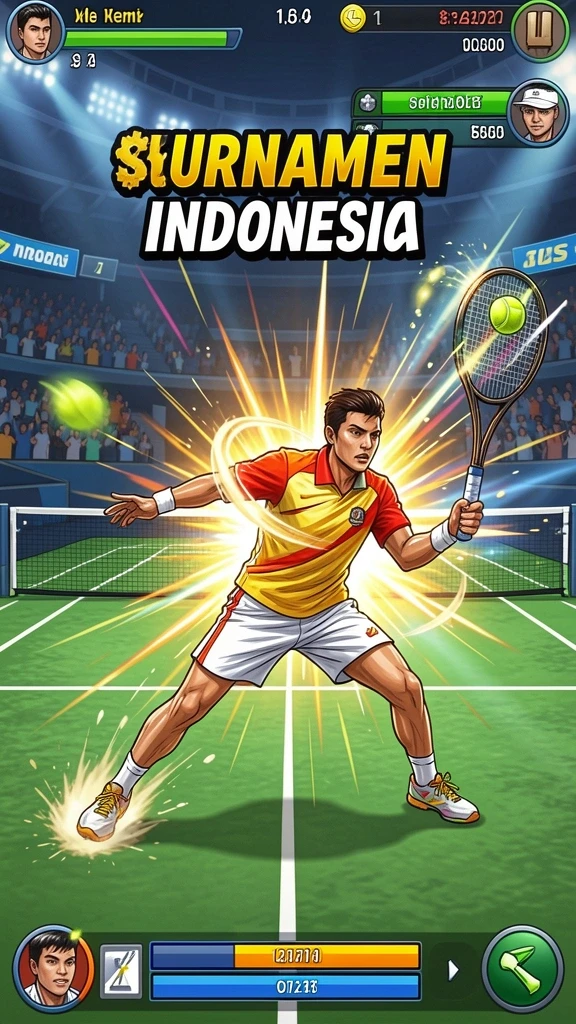 Momen seru dalam permainan dengan teman-teman.