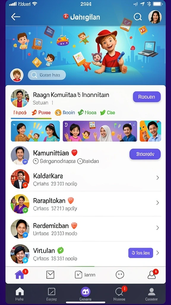 Tampilan antarmuka yang ramah pengguna.