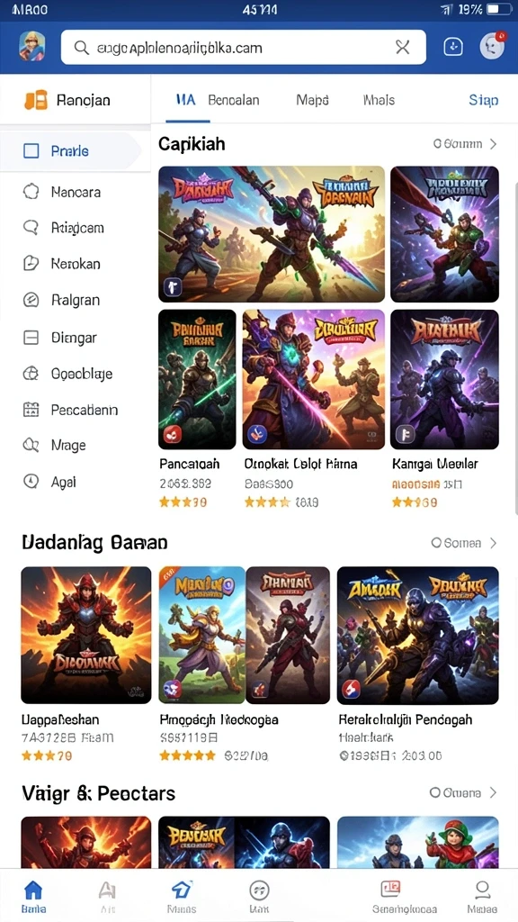 Tampilan permainan slot yang menarik dan modern.
