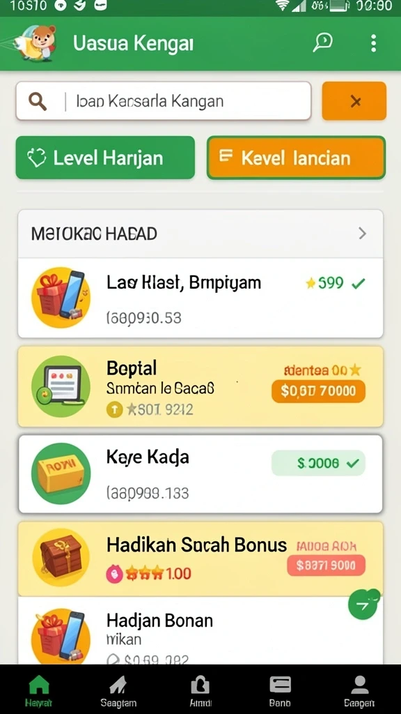 Gameplay yang menantang dengan berbagai level menarik.