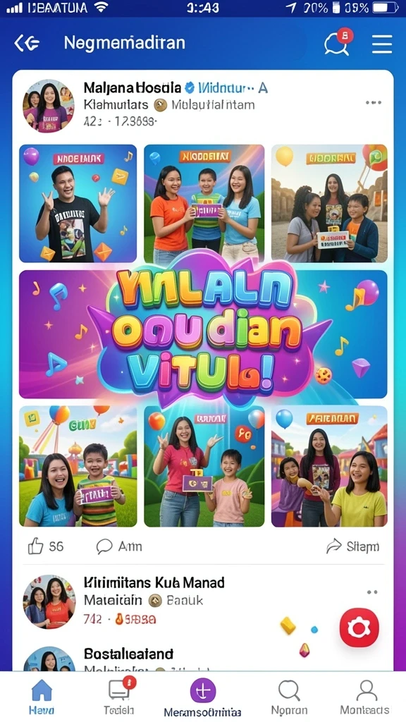 Tampilan grafis yang memukau dan interaktif.