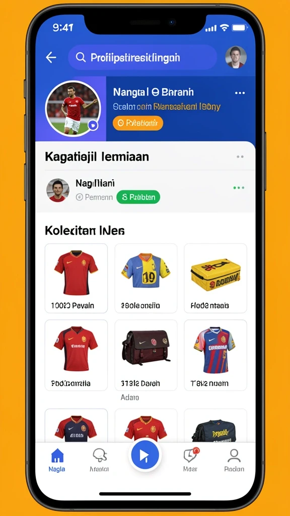 Tampilan utama yang menawan dan intuitif.