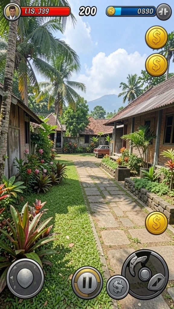 Gambar antarmuka yang menarik dengan desain modern.