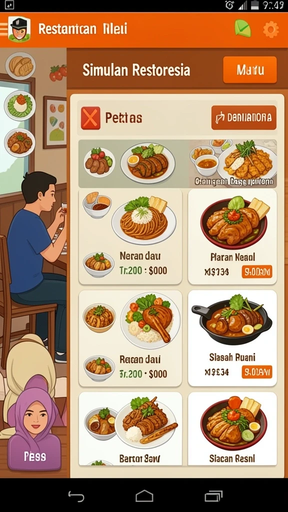 Mode permainan yang bervariasi dan menarik.