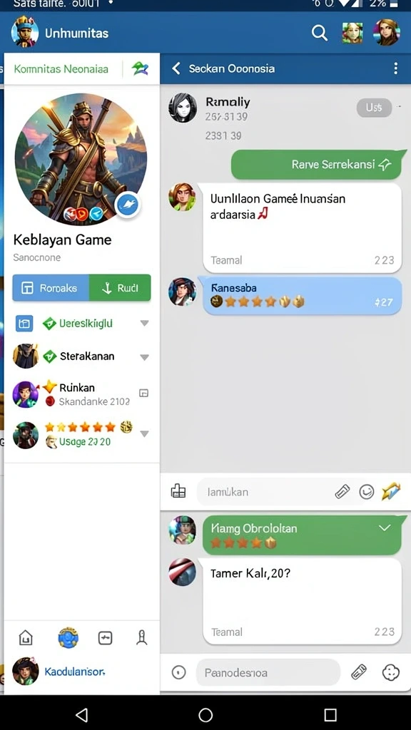 Tampilan antarmuka yang user-friendly dan menarik.