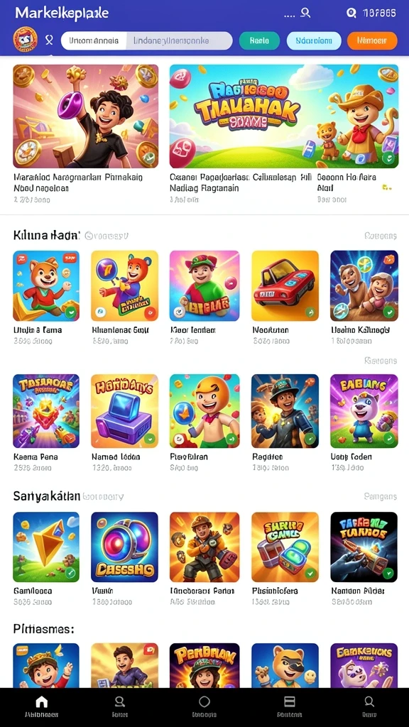 Sistem karakter yang dapat disesuaikan.