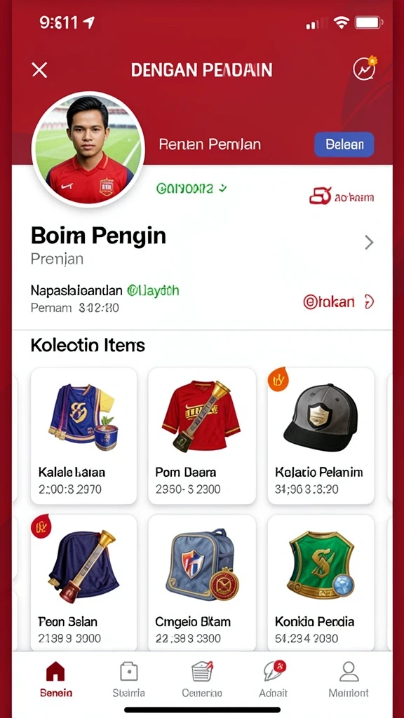 Lingkungan permainan yang detail dan menarik.