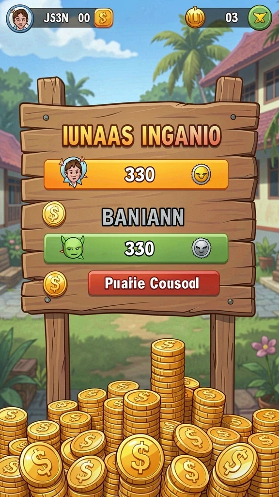 Tampilan awal aplikasi SONTOGEL yang menarik.