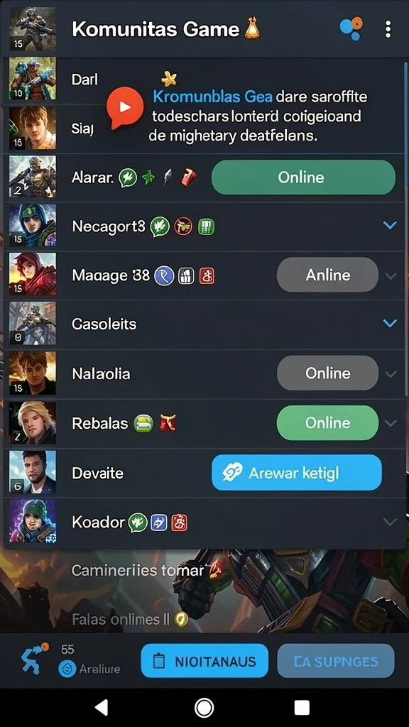 Event mingguan dengan hadiah menarik.