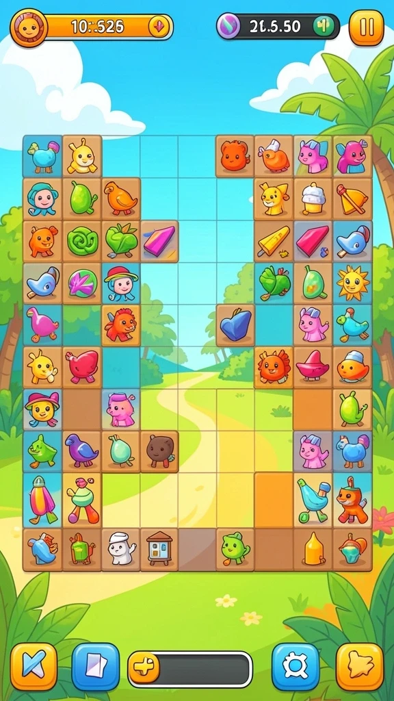 Screenshot menunjukkan salah satu level menantang di SURGA19.