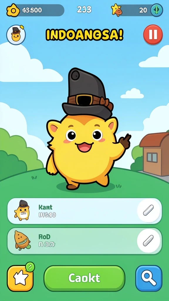 Karakter dengan desain menarik dan kemampuan unik.