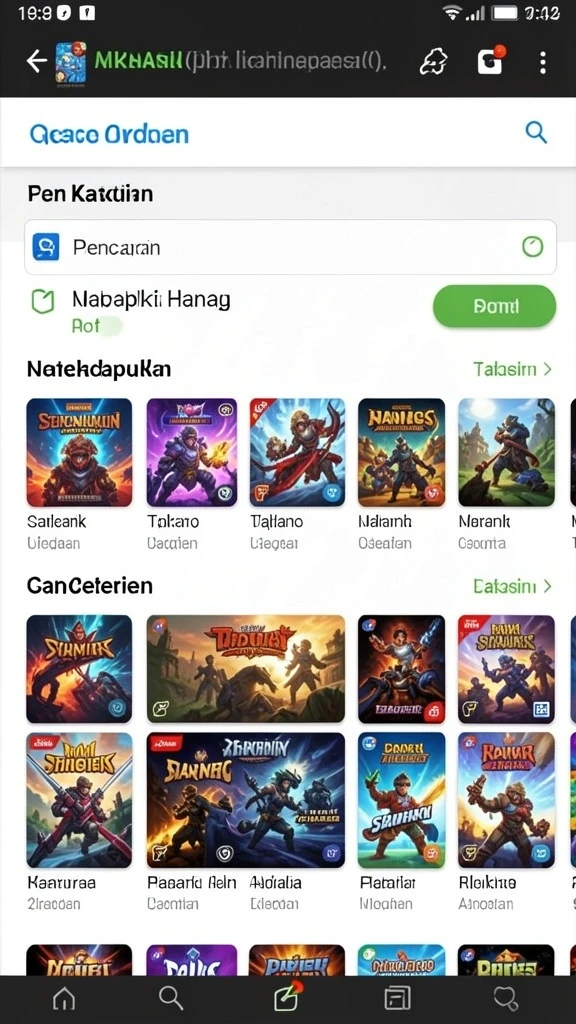 Tampilan antarmuka yang ramah pengguna di VIO77.