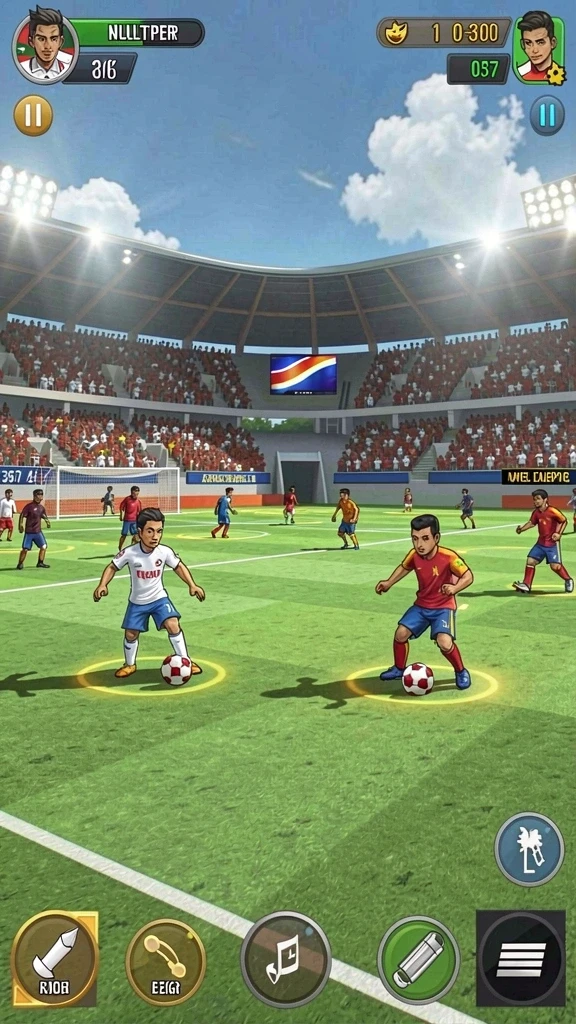Fitur multiplayer yang memungkinkan interaksi langsung dengan teman.