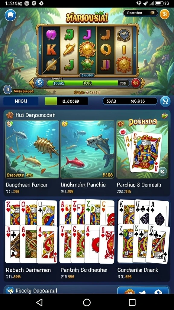Menu multiplayer dengan banyak pilihan.