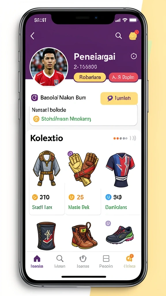Fitur kustomisasi karakter yang beragam.