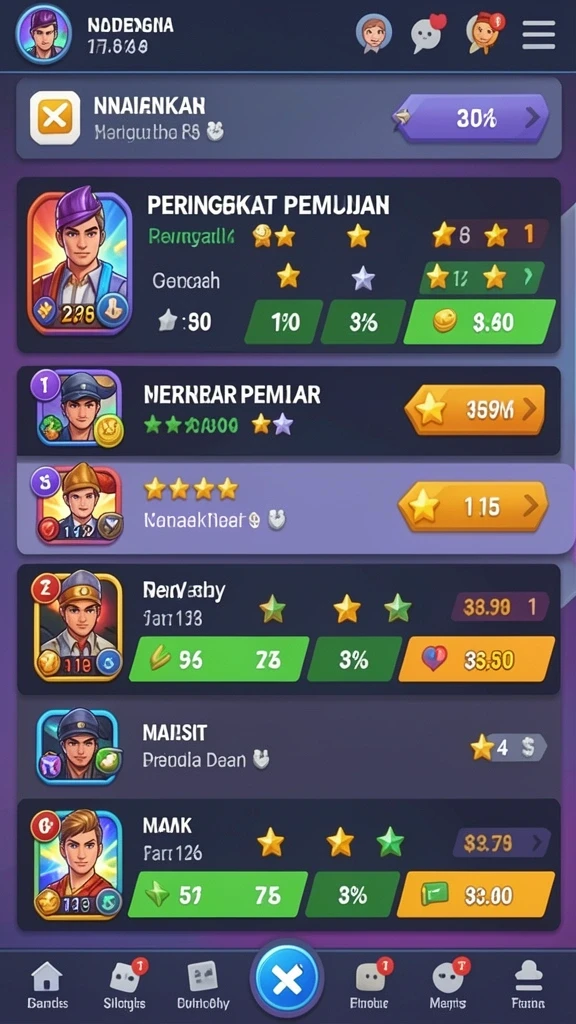 Sistem upgrade yang mudah dipahami.